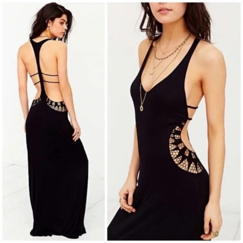 Urban Outfitters Out From Under Staring at Stars Maxi Dress